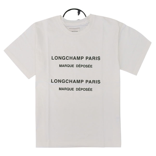 乐天商城 - ロンシャン 衣類 メンズ レディース Tシャツ S コットン ホワイト 60125007BLANCS LONGCHAMP