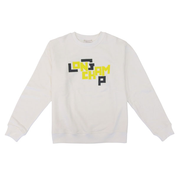 乐天商城 - ロンシャン 衣類 メンズ レディース スウェット L コットン ホワイト 60245007BLANCL LONGCHAMP