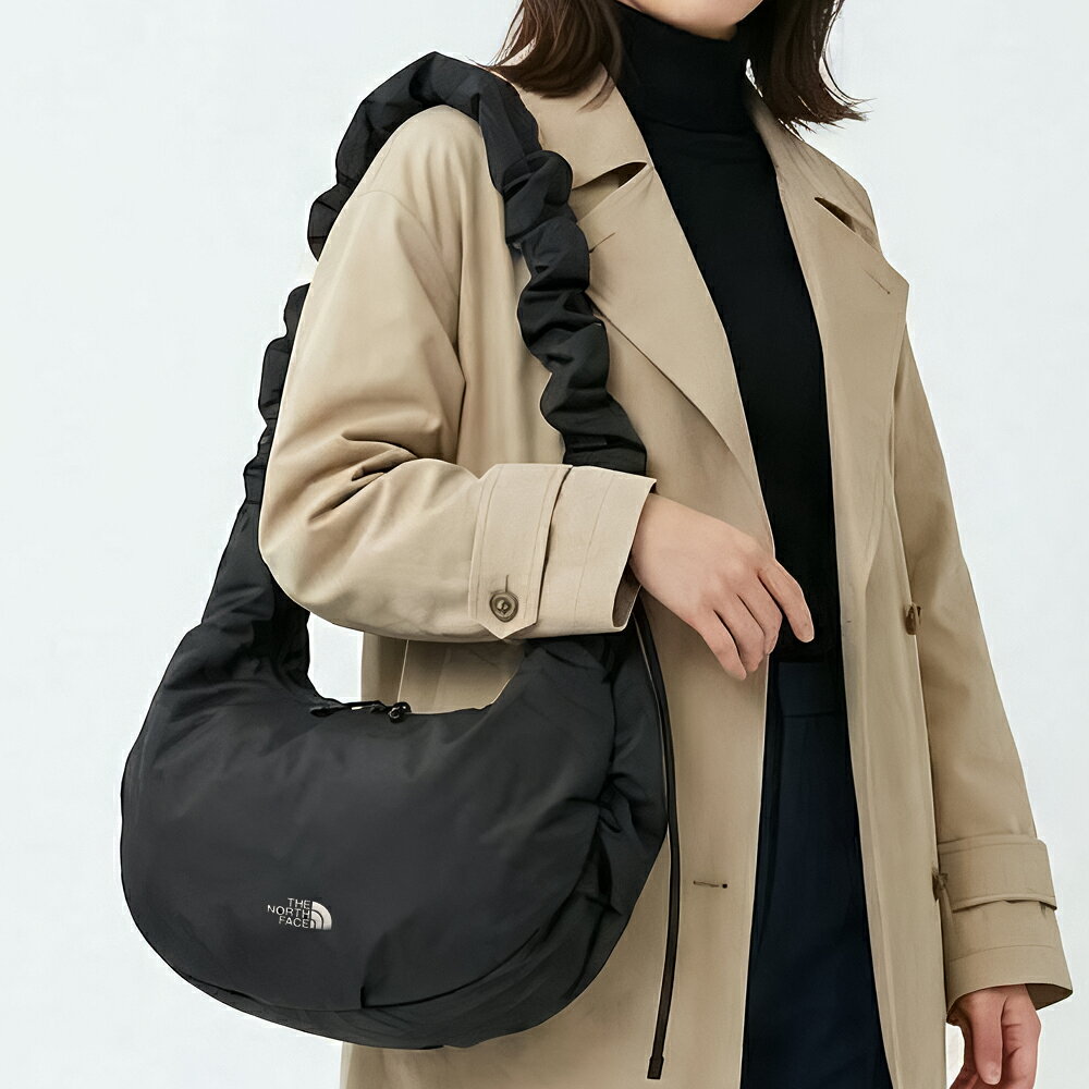 Rakuten - ノースフェイス バッグ レディース ショルダーバッグ ナイロン ブラック BONNEY HOBO BAG L NN2PR66L-BLK THE NORTH FACE