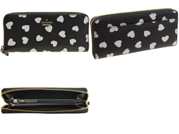 【5月6日24時までP10倍】ケイトスペード KATE SPADE ラウンドファスナー長財布 ハート pwru7015-017 | ウォレット サイフ さいふ 財布 ブランド財布 ファスナー 小銭入れ カード入れ 多い かわいい 可愛い ブランド