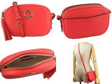 【10%OFFクーポン配布中】 ケイトスペード KATE SPADE 斜めがけショルダーバッグ アウトレット kourtney wkru6817-612 鞄 斜め掛け 旅行 レディース ブランド レザー 革 タッセル カメラバッグ 送料無料 かわいい 可愛い オシャレ おしゃれ