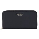 ケイトスペード 財布 KATE SPADE ラウンドファスナー長財布 アウトレット wlr00392-001 ブラック レザー 金具ゴールド 送料無料 30日間返品保証 代引手数料無料 一粒万倍日