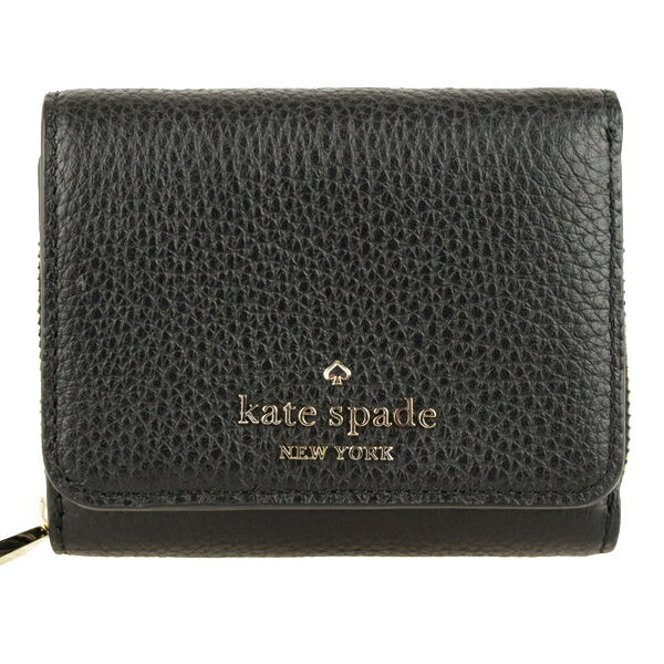 【10%OFFクーポン配布中】ケイトスペード KATE SPADE 三つ折り財布 アウトレット wlr00399-001 | サイフ 財布 ミニ ミニ財布 小さい 小さめ コンパクト カード入れ 小銭入れ 札入れ レディース オシャレ ブランド レザー 本革 送料無料 ファッション