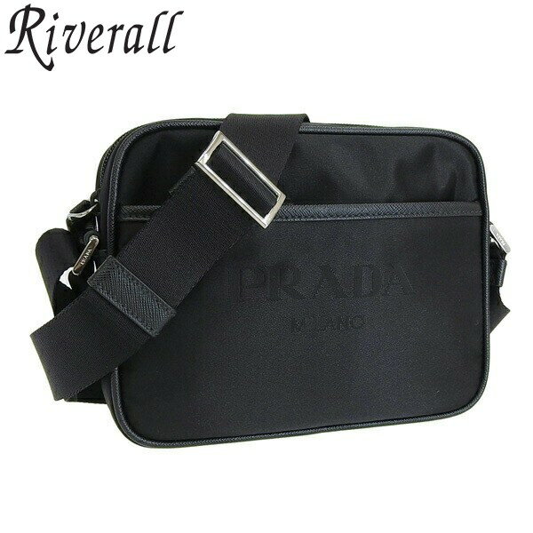 プラダ PRADA ショルダーバッグ バッグ ナイロン レザー ブラック レディース 2vh144tessaf-nero 30日間返品保証 代引手数料無料のサムネイル