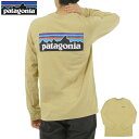 パタゴニア アパレル メンズ レディース ロゴTシャツ アウトレット L ベージュ M'S L/S P-6 LOGO RESPONSIBILI-TEE 38518SEPTL PATAGONIA