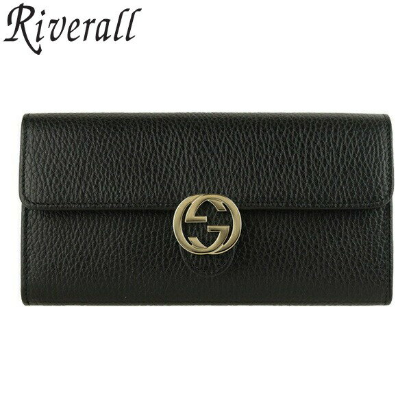 グッチ 財布 レディース 【半額セール超目玉 9月7日21:00～21:29】 二つ折り長財布 GUCCI ショップ袋付き アウトレット 615524cao0g1000 | 財布 二つ折り 長財布 カード入れ 小銭入れ 札入れ 多い ブランド レザー 革 GGロゴ ダブルG 30日間返品保証 一粒万倍日のサムネイル