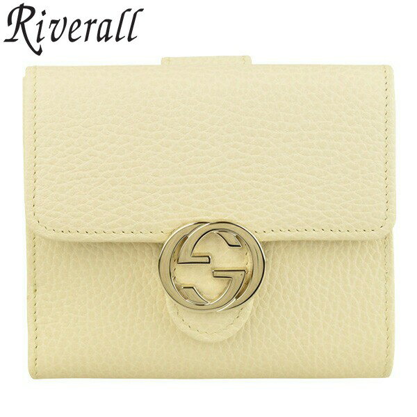 お買い物マラソン限定 当店全品エントリーでポイント11倍 グッチ 財布 レディース GUCCI 二つ折り財布 アウトレット 615525cao0g9522 GG金具ロゴ 可愛い かわいい オシャレ ファッション 30日間返品保証 代引手数料無料 一粒万倍日のサムネイル
