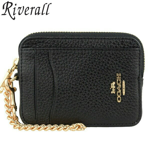 コーチ COACH カードケース コインケース アウトレット品 6303imblk 名刺入れ 小銭入れ スリム キャッシュレス ブランド レザー 本革 30日間返品保証 代引手数料無料 一粒万倍日 楽天スーパーセール
