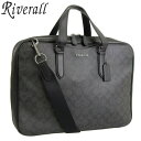 コーチ 2WAY ビジネスバッグ A4 メンズ アウトレット品 ブラック SLIM BRIEF SHADOW SIGNATURE C8172QBN3A COAC...