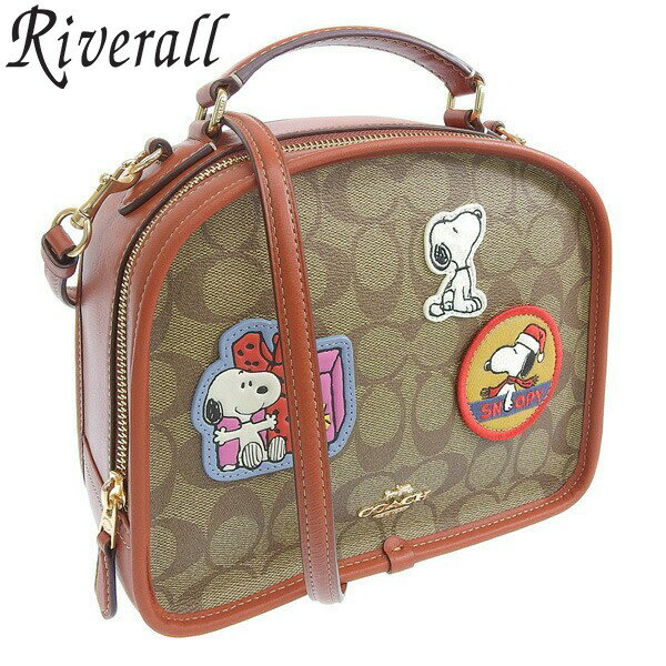 R[` obO fB[X 2WAY nhobO AEgbg J[L/bhEbh}` SIGNATURE SNOOPY PATCHES PAIL CE847IMT1O COACH