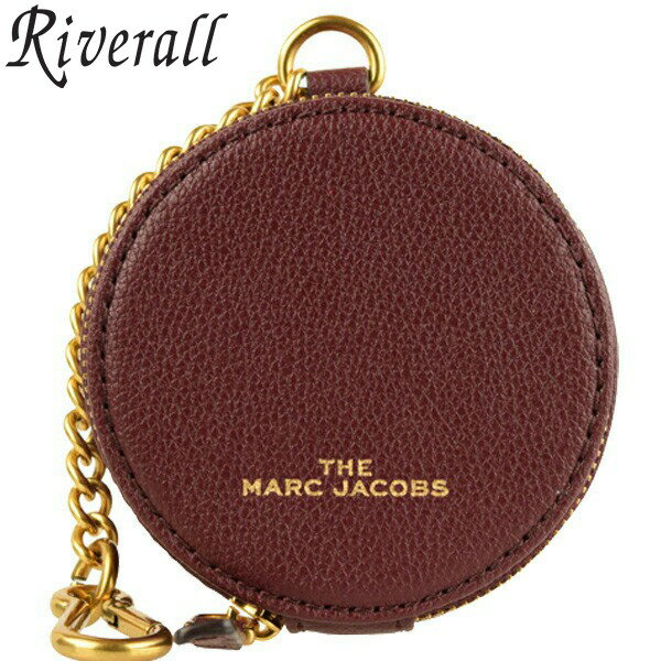 マークジェイコブス MARC JACOBS バッグチャーム 小物入れ チェーン アウトレット m0016530-508-zz ブラウン系 レザー 金具ゴールド 30日間返品保証 代引手数料無料