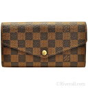 ルイヴィトン ルイビトン 財布 ルイヴィトン LOUIS VUITTON ショップ袋付き 財布 ブランド財布 ポルトフォイユ・サラ ダミエ 折り財布 LV n63209 | 小銭入れ カード入れ 多い レディース ブランド 送料無料 30日間返品保証