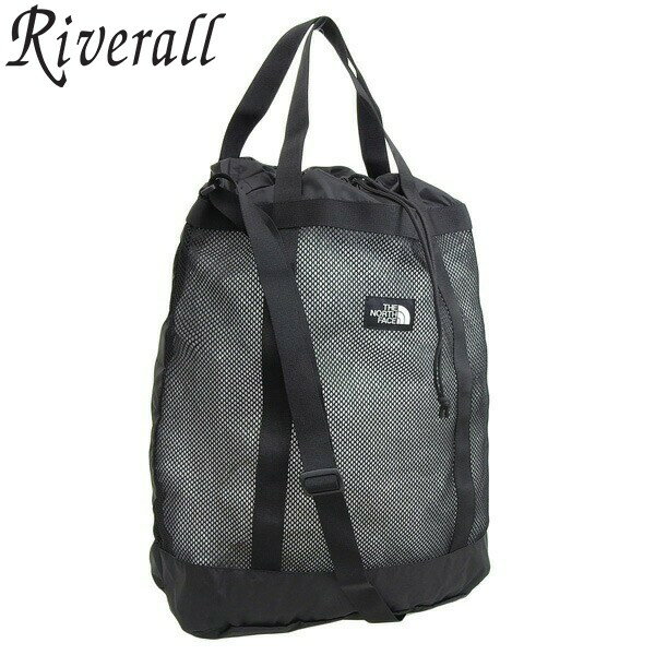 ノースフェイス バッグ メンズ レディース 2WAY トートバッグ ナイロン ブラック LIGHT MESH TOTE NN2PM13A-BLK THE NORTH FACEのサムネイル