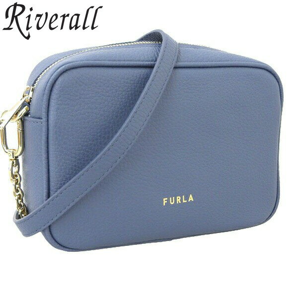 フルラ ショルダーバッグ（レディース） フルラ バッグ FURLA REAL MINI CAMERA CASE ショルダーバッグ レザー BLU DENIM ブルーデニム レディース wb00243hsf000de000 30日間返品保証 代引手数料無料 楽天スーパーセール