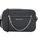 マイケルコース バッグ M. MICHAEL KORS 斜めがけショルダーバッグ アウトレット品 35s1sttc9b-black ブラック PVC レザー 金具シルバー 送料無料 30日間返品保証 代引手数料無料 楽天スーパーセール(4)