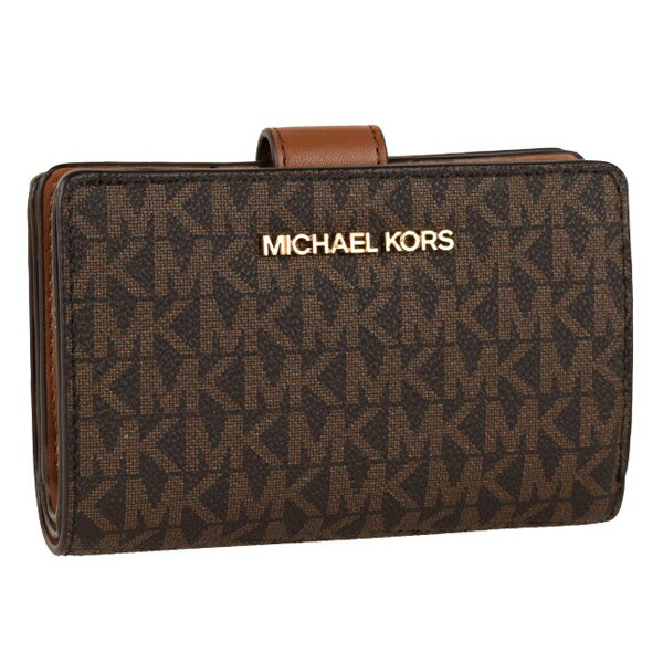 マイケルコース 二つ折り財布 アウトレット d35f8gtvf2b-brown MICHAEL KORS 30日間返品保証 代引手数料無料 一粒万倍日 楽天スーパーセール