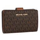 マイケルコース 二つ折り財布 アウトレット d35f8gtvf2b-brown MICHAEL KORS 30日間返品保証 代引手数料無料 一粒万倍日