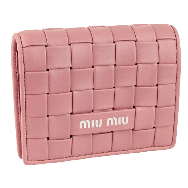 ミュウミュウ MIUMIU 二つ折り財布 アウトレット 5mv204nain-rosa-zz 【全品ポイント10倍 4日20時〜】