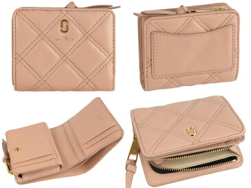 マークジェイコブス MARC JACOBS 二つ折り財布 ソフトショット THE QUILTED SOFTSHOT MINI m0015781-262 | さいふ サイフ ウォレット 財布 小銭入れ カード入れ レディース かわいい 可愛い キルティング オシャレ おしゃれ コンパクトブランド