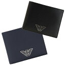 【全品5%OFFクーポン配布中】エンポリオ・アルマーニ EMPORIO ARMANI 二つ折り財布 メンズ y4r165 y4r167 | サイフ さいふ 財布 札入れ 小銭入れ かっこいい オシャレ おしゃれ ブランド