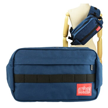 マンハッタンポーテージ Manhattan Portage ウエストバッグ ウエストポーチ ボディバッグ メンズ 1104-navy ネイビー コーデュラナイロン 金具ブラック 送料無料 ファッション 【全品ポイント10倍 4日20時〜】