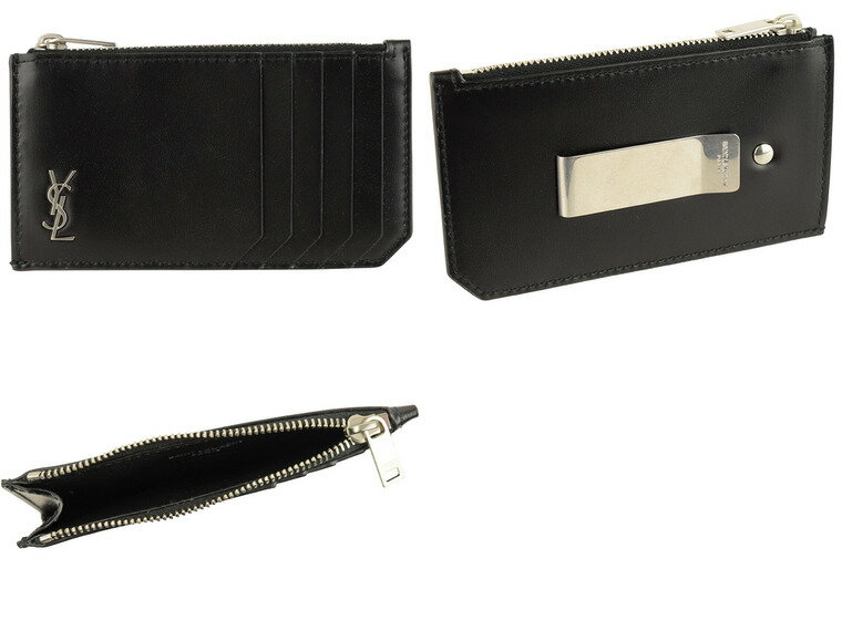 【最大3500円OFFクーポン配布中】サンローラン SAINT LAURENT PARIS カードケース コインケース メンズ アウトレット 6493451jb0e1000-zz