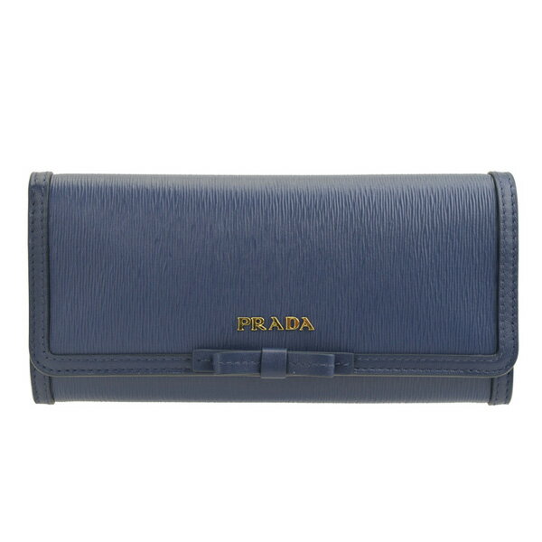 プラダ PRADA ショップ袋付き 二つ折り長財布 パスケース付 アウトレット 1mh132vimofi-blue | ウォレット サイフ 財布 ブランド財布 小銭入れ ファスナー カード入れ 多い レディース 可愛い 使いやすい おしゃれ 本革 item715