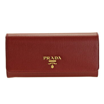 プラダ PRADA ショップ袋付き 二つ折り長財布 パスケース付 アウトレット 1mh132vitmov-rubi | ウォレット サイフ 財布 ブランド財布 小銭入れ カード入れ 多い 定期入れ レディース 可愛い 使いやすい オシャレ おしゃれ 本革 item715