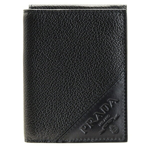 プラダ PRADA ショップ袋付き カードケース パスケース メンズ アウトレット 2mo006vigc-nero-zz |名刺入れ 定期入れ ICカード カード入れ ケース ブランド 革 本革 ビジネス 送料無料 かっこいい オシャレ おしゃれ