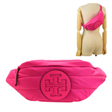 【全品ポイント10倍 5日24時迄】 【クリアランス】トリーバーチ TORYBURCH ウエストバッグ ウエストポーチ ボディバッグ ELLA BELT BAG エラ ベルト バッグ 61060-694 | キルティング ベルトバッグ レディース ブランド ナイロン かわいい 可愛い オシャレ おしゃれ 2021AW