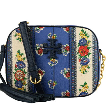 【全品5%OFFクーポン配布中】トリーバーチ TORYBURCH 斜めがけショルダーバッグ 花柄 チェーン MCGRAW FLORAL カメラバッグ 64449-431 | ショルダー バッグ かばん 鞄 肩掛け 斜め掛け 斜めがけ レディース 可愛い オシャレ ブランド レザー 母の日 早割