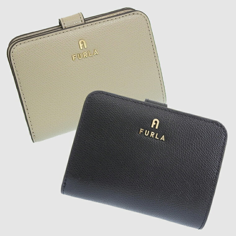 フルラ 財布 レディース 二つ折り財布 数量限定セール レザー ブルー×ベージュ FURLA CAMELIA S COMPACT WALLET WP00315ARE000 FURLA 一粒万倍日 ポイント10倍 1