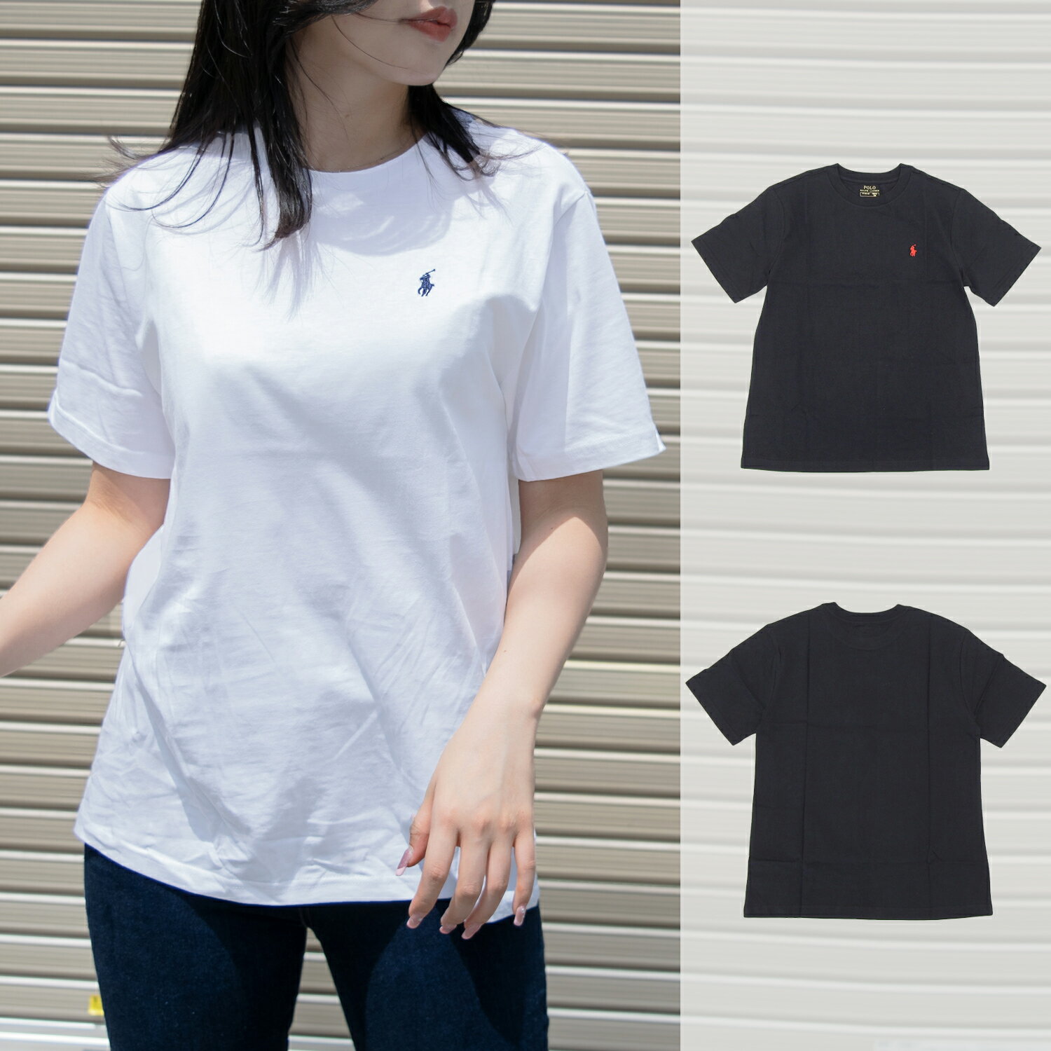 ラルフローレン 衣類 メンズ レディース Tシャツ L 14-16 コットン ブラック CORE REPLEN 323832904036L RALPH LAUREN 楽天スーパーセール