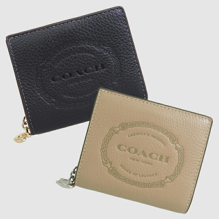 コーチ 二つ折り財布 レディース コーチ 財布 レディース 二つ折り財布 アウトレット レザー HERITAGE LEATHER SNAP WALLET CM216 COACH ポイント10倍 楽天スーパーセール