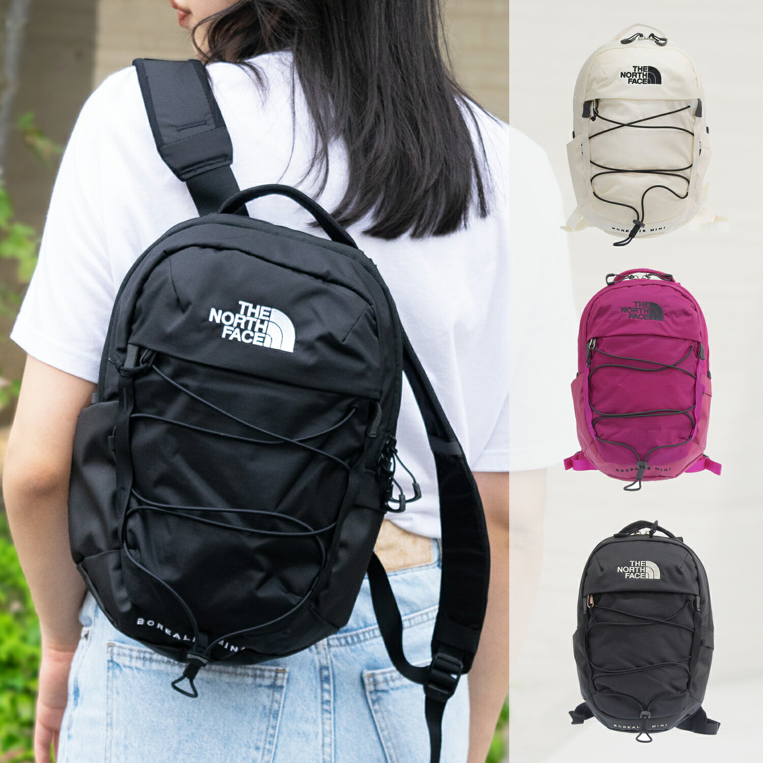 ノースフェイス バッグ メンズ レディース リュックサック バックパック 10L ブラック BOREALIS MINI BACKPACK NM2DN72 THE NORTH FACE バレンタイン 早割