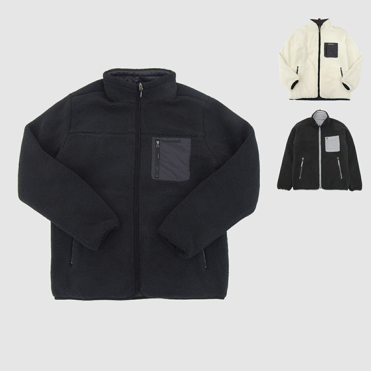 モンベル 衣類 メンズ レディース ボアフリース リバーシブル ジャケット ML3EWUJF26 mont-bell