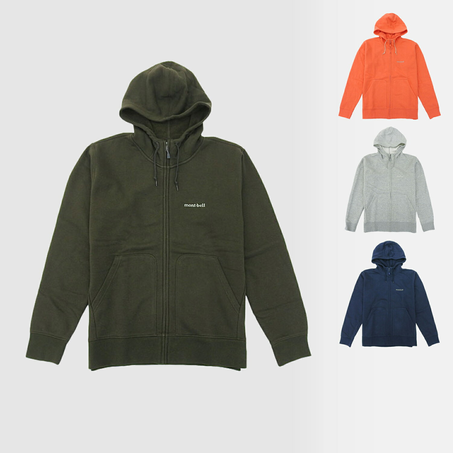 モンベル 衣類 メンズ スウェットジップパーカ コットン スウェットジ...(4.0)