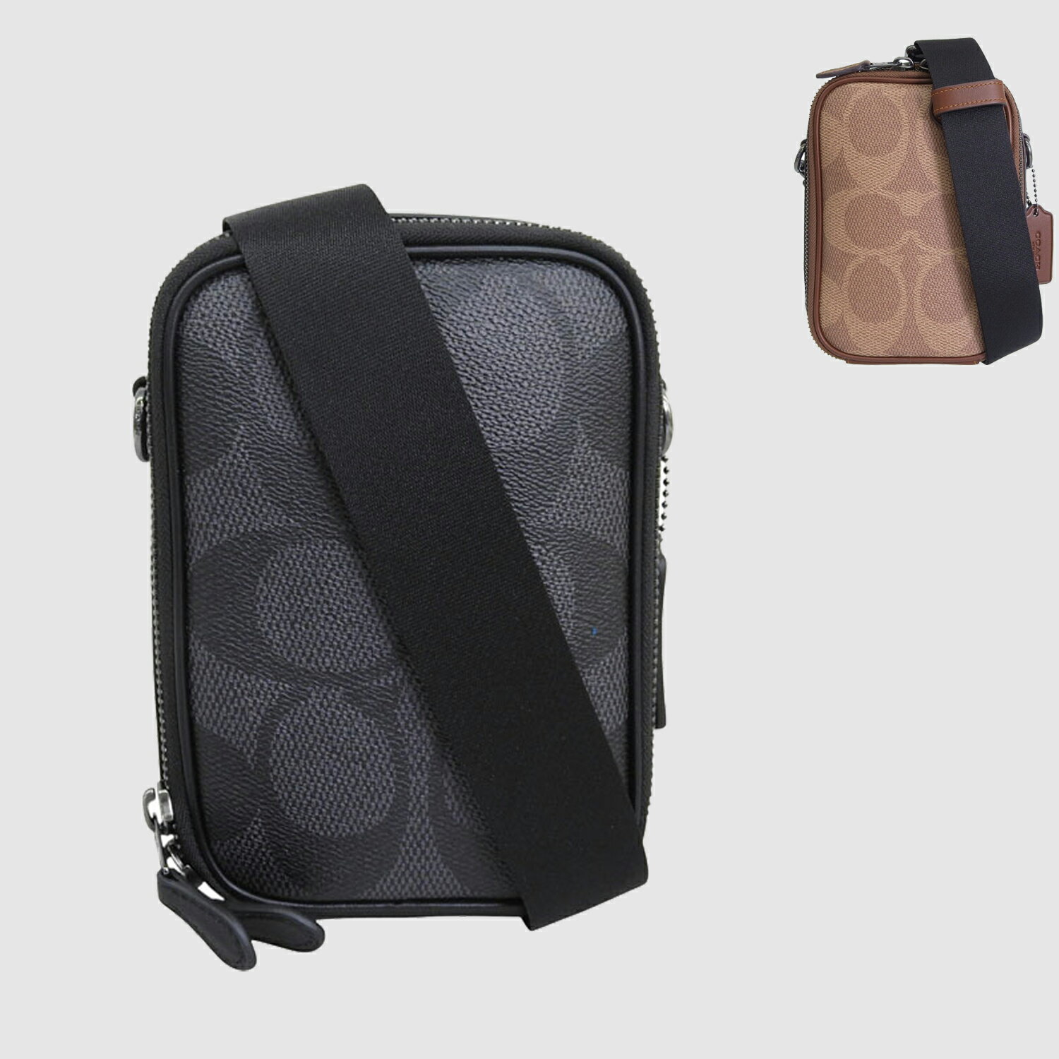 コーチ バッグ メンズ ショルダーバッグ アウトレット STANTON MAXI SIG CBI33QB COACH