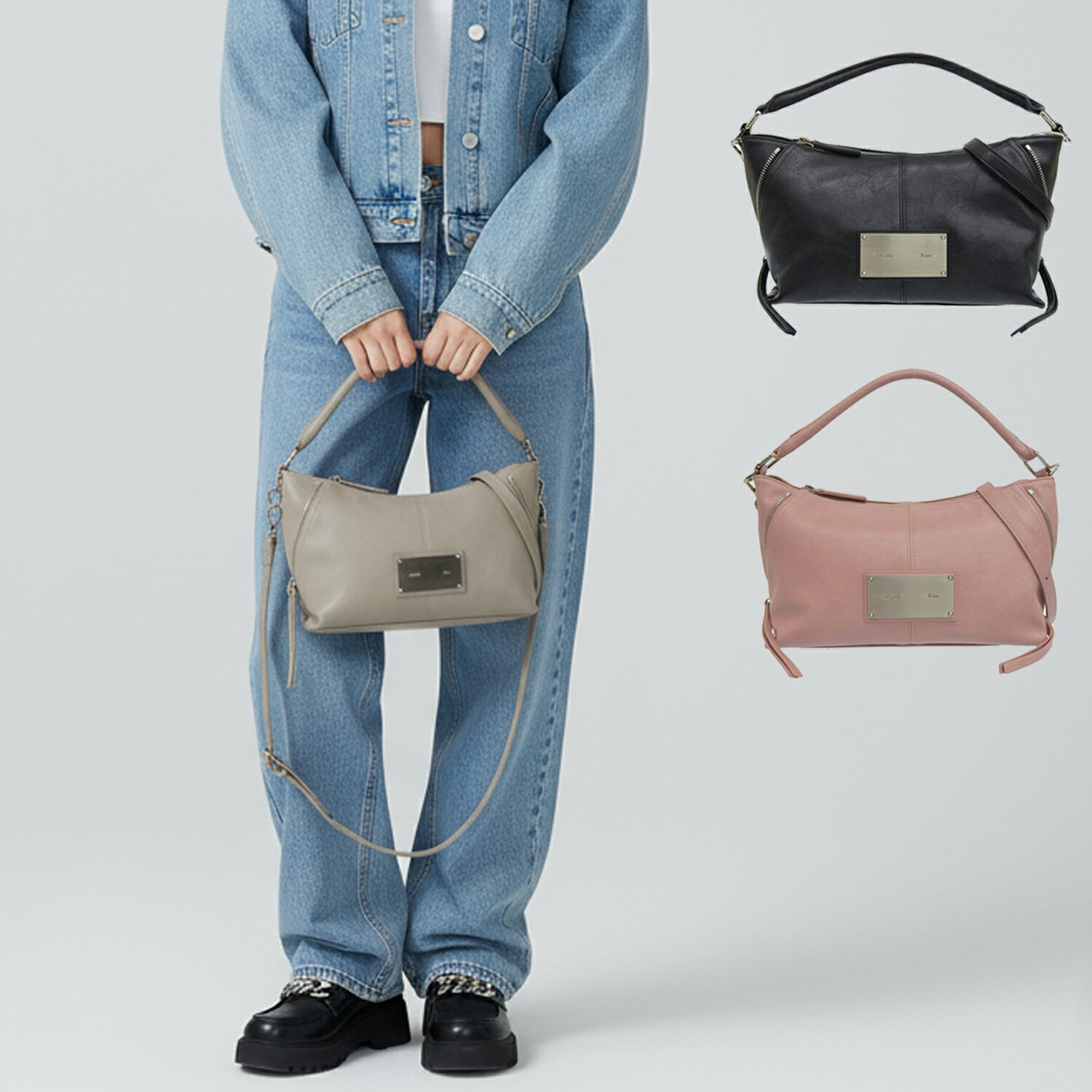 マーティンキム バッグ レディース 2WAY ショルダーバッグ ブラッ...(4.0)