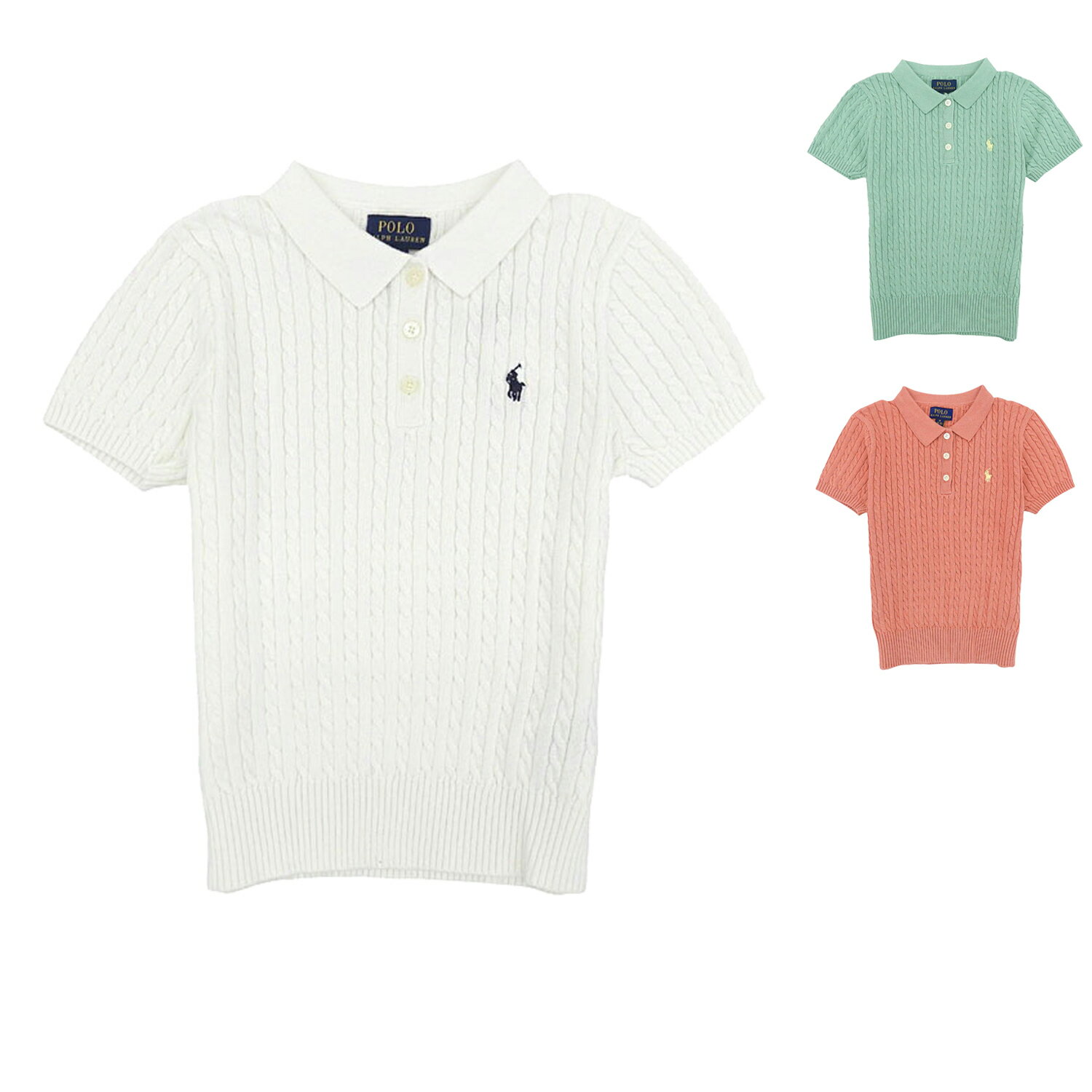 Polo Ralph Lauren 半袖ニット Lサイズ ホワイト 楽天市場】ralph lauren 半袖 ニットの通販