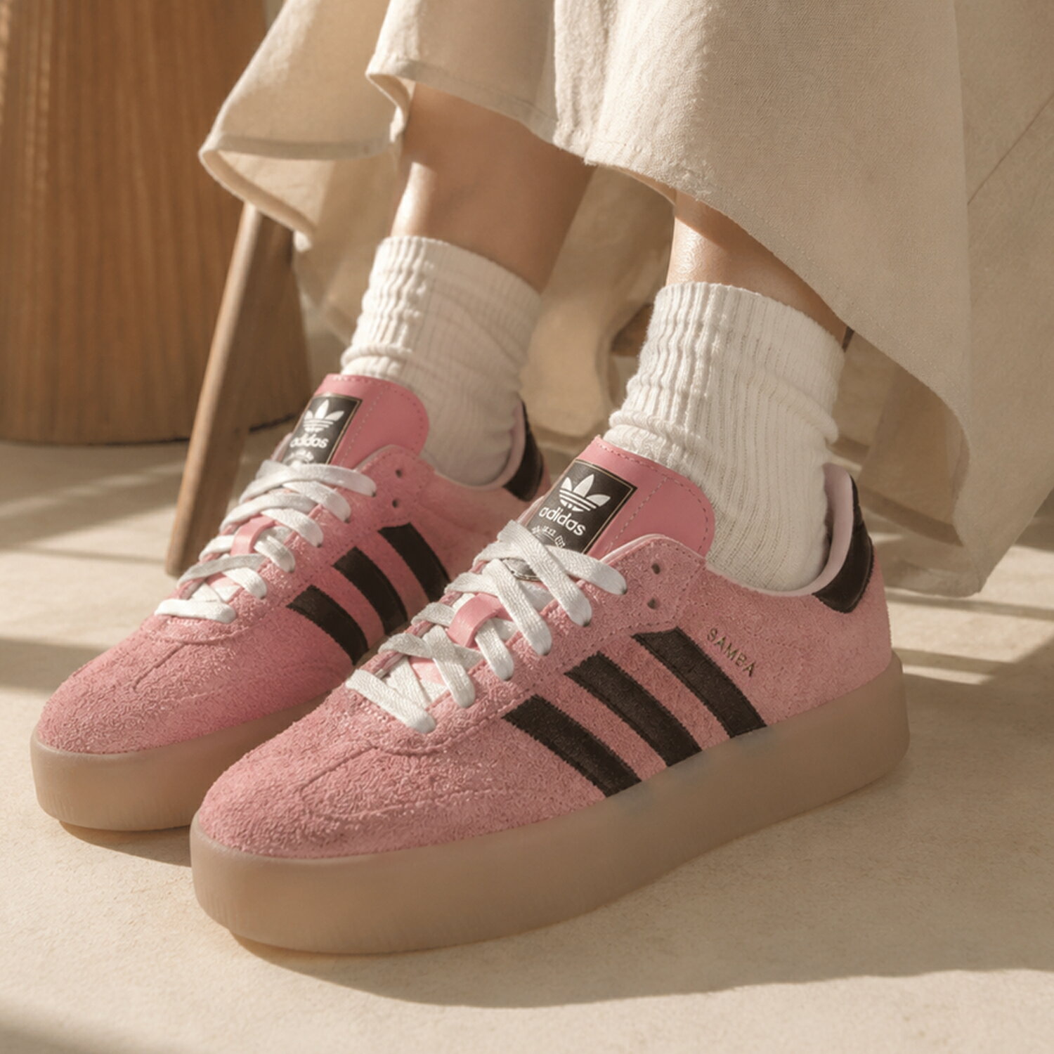 楽天市場】adidas サンバ ピンク（靴）の通販