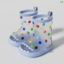 子供用 長靴 英国 ベビー クレヨン レインボー シャーク 子供用 レインブーツ レディース 滑り止め 防水 男の子と 女の子 ゴム 靴