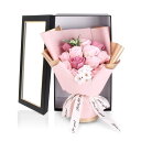 HANASPEAK ソープフラワー 花束 母の日 卒業式 敬老の日 バレンタインデー お花 誕生日 プレゼント 女性 人気 フラワーギフト バラ 1箱(3)