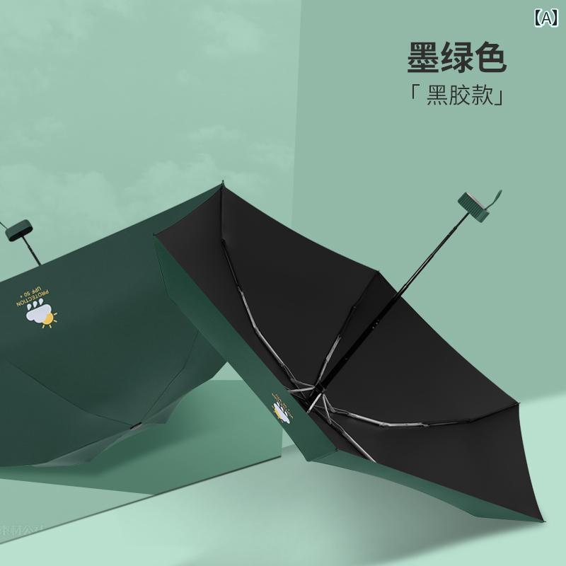 折り畳み式　傘 最小 12 cm ミニ 傘 日傘 日よけ 紫外線 対策 女性用 コンパクト 持ち 運び 便利 晴 雨 兼用 50 % OFF