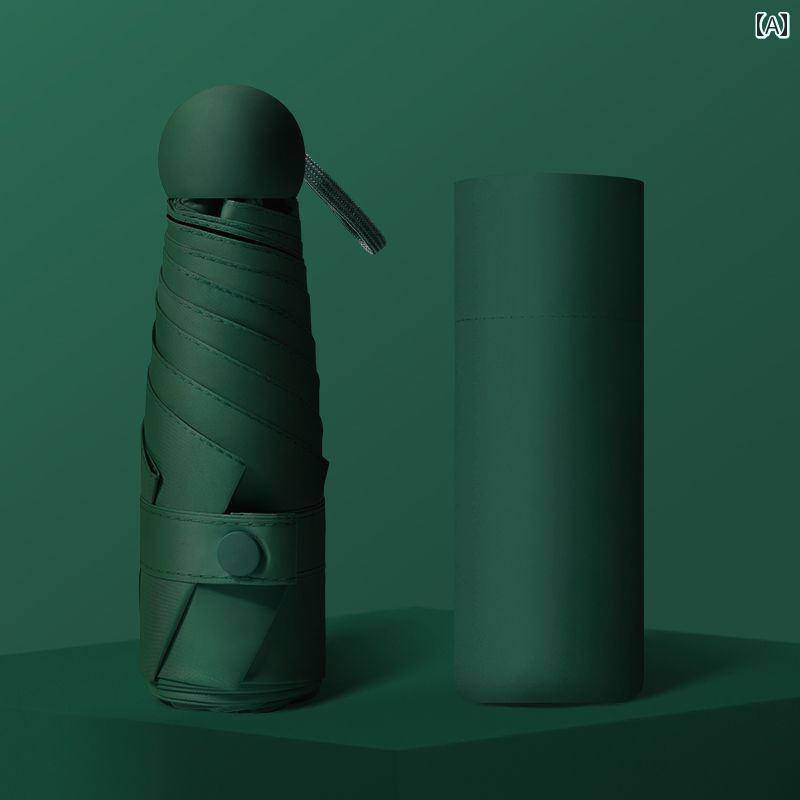 折り畳み式　傘 パラダイス アンブレラ カプセル サン レディース 50 % オフ 紫外線 防止 晴 雨 兼用 傘 折りたたみ ミニ コンパクト