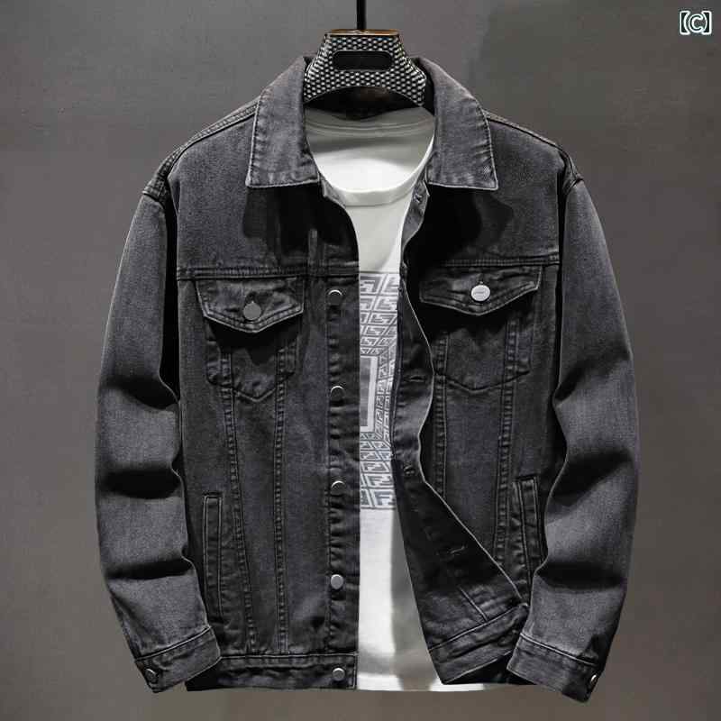 デニムジャケット　メンズ　シャツ 秋冬 レトロ 刺繍 デニムジャケット メンズ 2024 冬 ハイエンド ワークジャケット