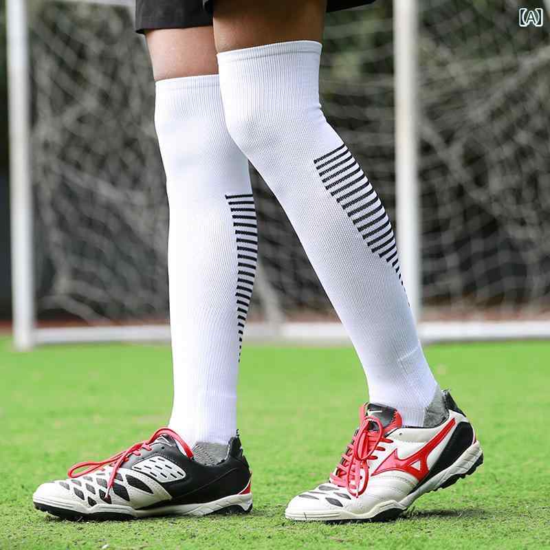 サッカー ソックス 薄手 サッカー ソックス ストッキング 夏の 大人 スポーツ プロの タオル ボトム 学生 滑りにくい ハイ チューブ