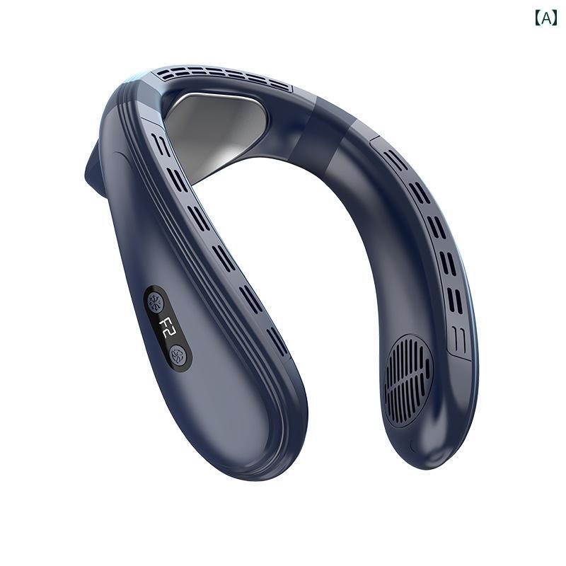 ネッククーラー アイスパック 半導体 吊り下げ ネック ファン 屋外 冷却 機器 首 後ろ 風 出口 強風 空調 冷 湿布 アーティファクト 加熱と 加温