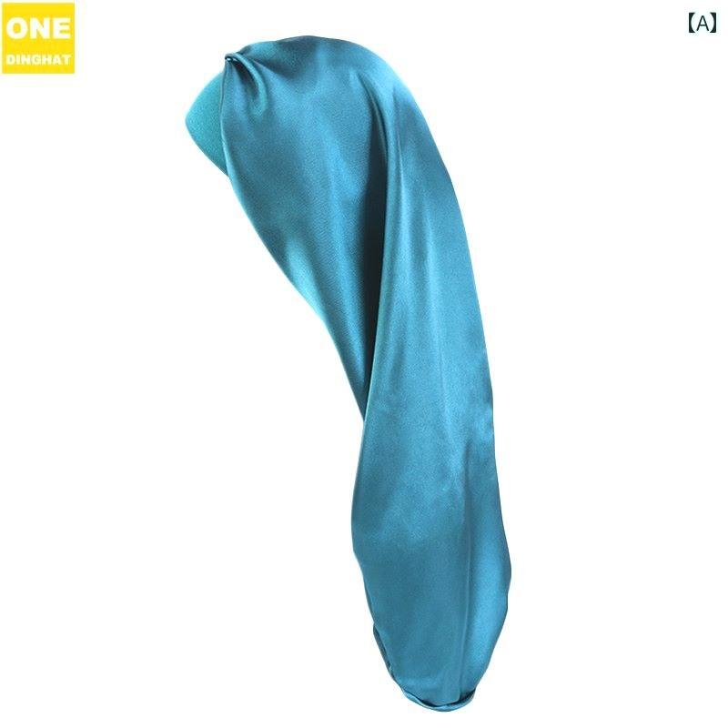 ターバン キャップ 髪を 押さえない 帽子 風 ナイトキャップ ロング ヘア用 ヘア キャップ 女性用 就寝..