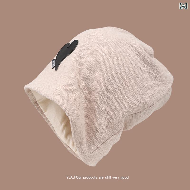 ヘアキャップ キャップ 産後 帽子 レディース 2025夏 マタニティ 防風 額 暖かい 寝袋 春秋 パイル